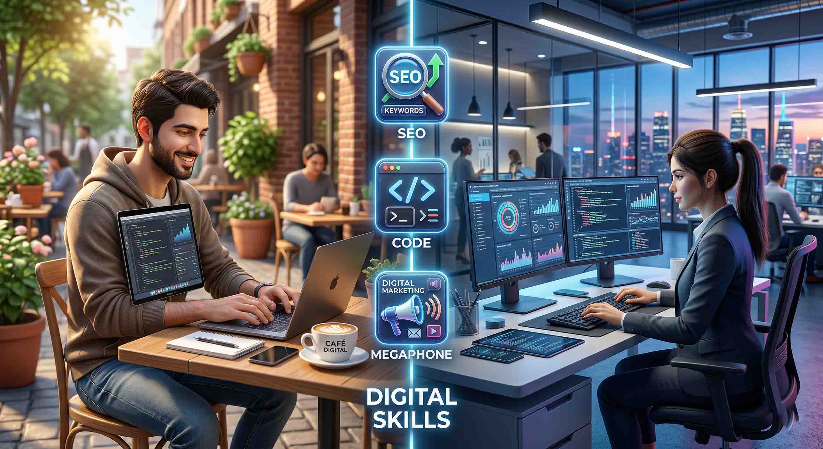 Freelancing vs. Job: How to Build a Successful Career by Mastering Digital Skills